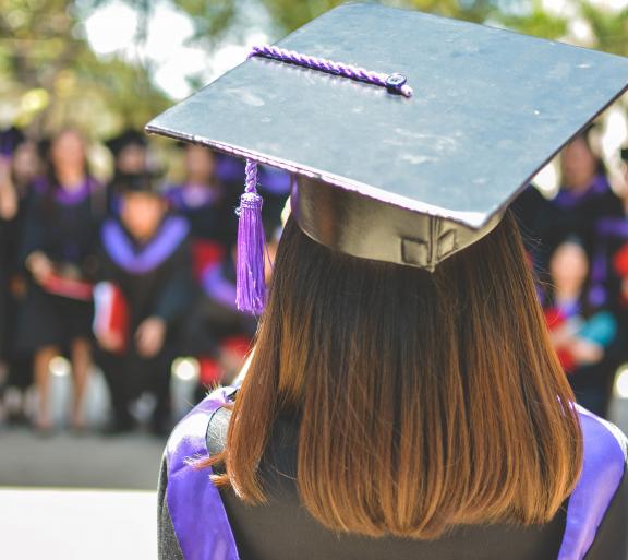 girl graduating