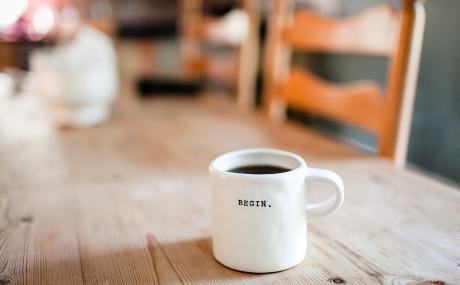 coffee mug on table