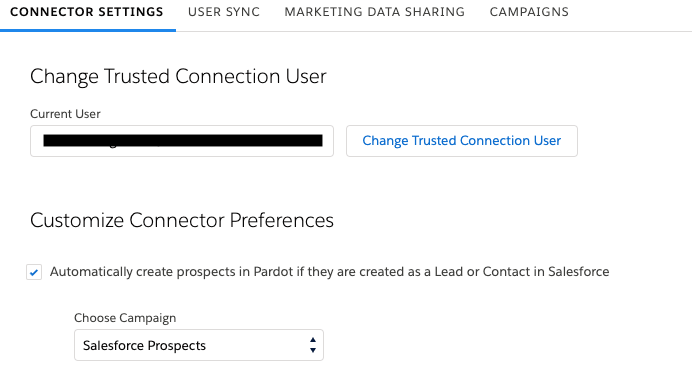 Saleforce import interface